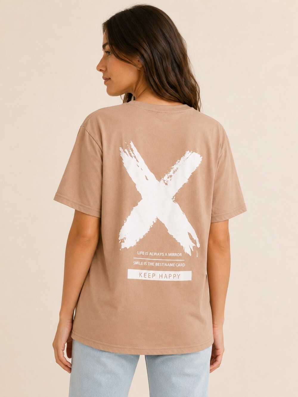 Camel Keep Happy Graphic T-Shirt Size 8 Medium - Picture 2 of 6